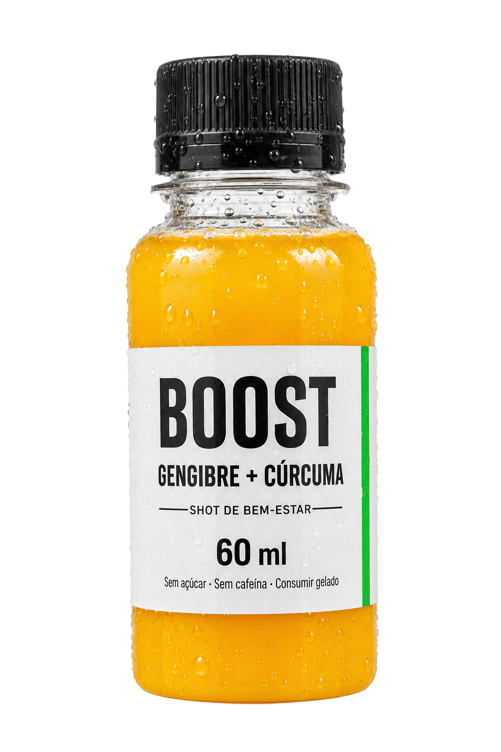 Garrafa Boost de 60ml com gengibre e cúrcuma